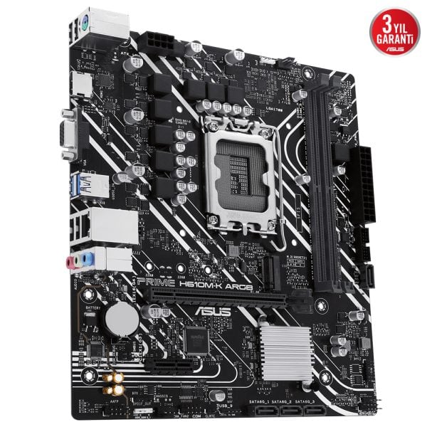 Asus Prime H610m K Argb 5600mhz Ddr5 Soket 1700 M 2 Hdmi Matx Anakart 4