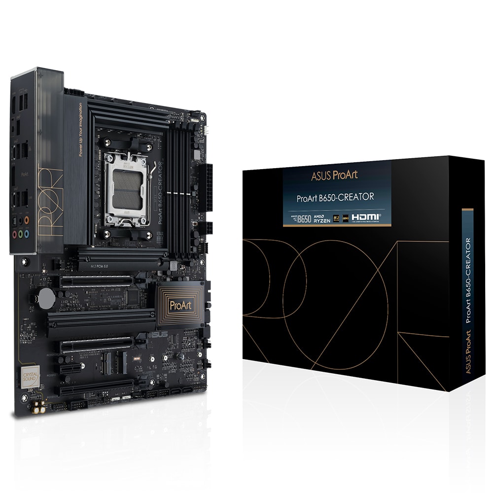 Asus Proart B650 Creator 6400mhz Oc Ddr5 Soket Am5 M 2 Hdmi Type C Atx Anakart