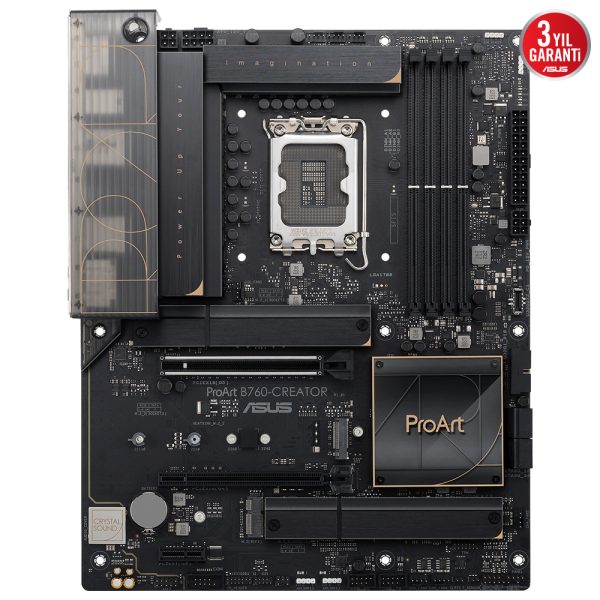 Asus Proart B760 Creator 7200mhz Oc Ddr5 Soket 1700 M 2 Hdmi Dp Atx Anakart 1