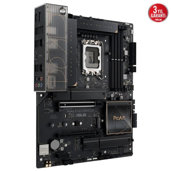 Asus Proart B760 Creator 7200mhz Oc Ddr5 Soket 1700 M 2 Hdmi Dp Atx Anakart 3