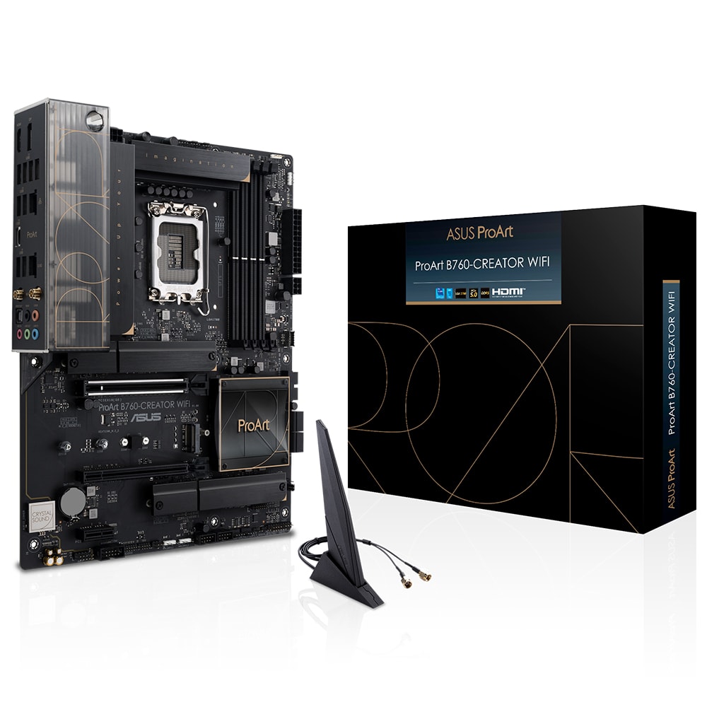 Asus Proart B760 Creator Wifi 7800mhz Ddr5 Soket Lga1700 M 2 Hdmi Dp Atx Anakart 1