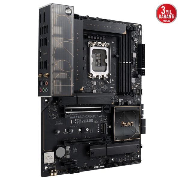 Asus Proart B760 Creator Wifi 7800mhz Ddr5 Soket Lga1700 M 2 Hdmi Dp Atx Anakart 3
