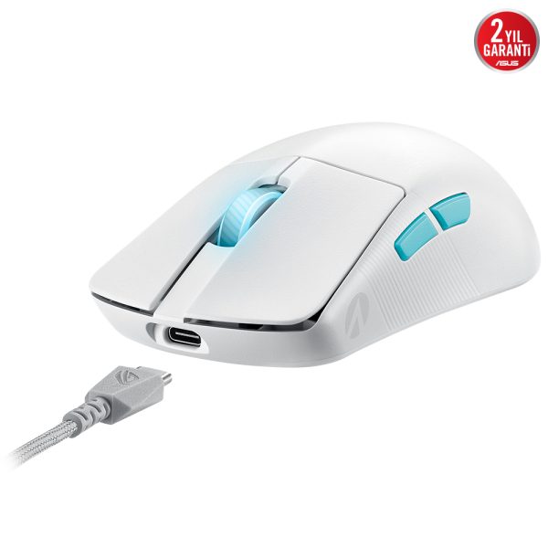 Asus Rog Harpe Ace Aim Lab Edition Kablosuz Beyaz Gaming Mouse 90mp02w0 Bmua10 6