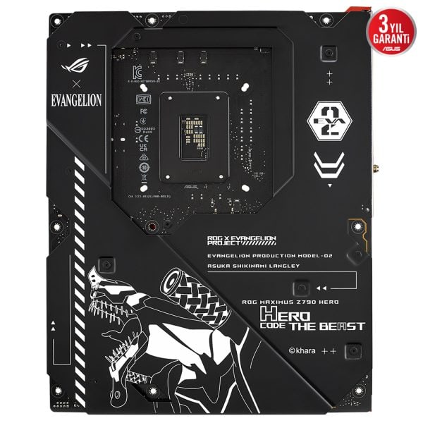 Asus Rog Maximus Z790 Hero Eva 02 Edition 7800mhz Oc Ddr5 Soket 1700 M 2 Hdmi Thunderbolt 4 Atx Anakart 8