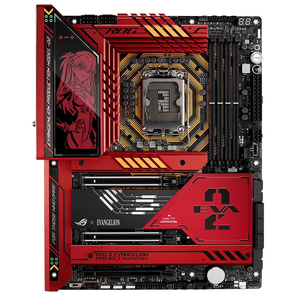 Asus Rog Maximus Z790 Hero Eva 02 Edition 7800mhz Oc Ddr5 Soket 1700 M 2 Hdmi Thunderbolt 4 Atx Anakart
