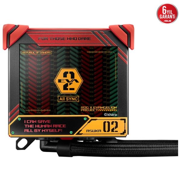 Asus Rog Ryujin Iii Argb Eva 02 Edition 360mm Intel Amd Uyumlu Sivi Sogutucu 14