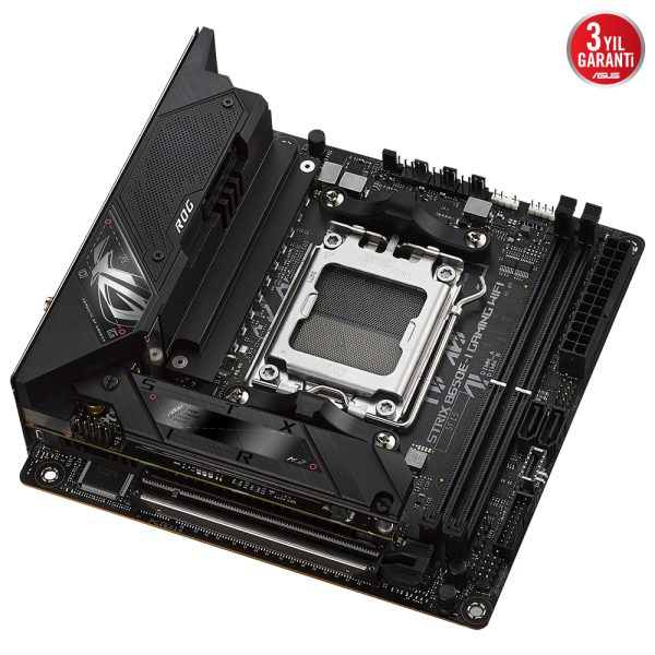 Asus Rog Strix B650e I Gaming Wifi 6400mhz Oc Ddr5 Soket Am5 M 2 Hdmi Type C Mini Itx Anakart 5