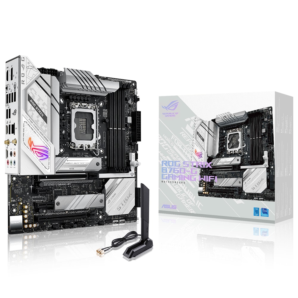 Asus Rog Strix B760 G Gaming Wifi 7800mhz Oc Ddr5 Soket 1700 M 2 Hdmi Dp Matx Anakart