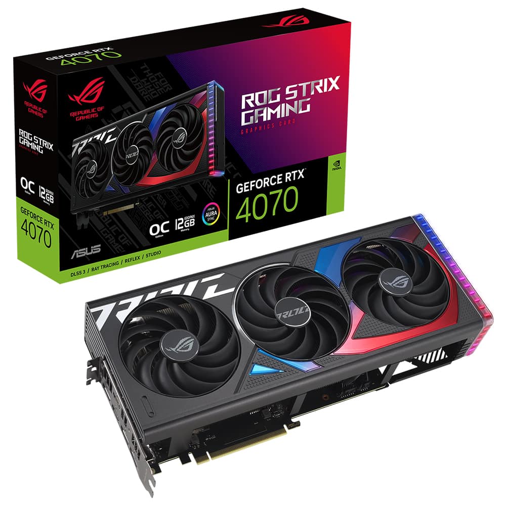 Asus Rog Strix Geforce Rtx 4070 Oc 12gb Gddr6x Dlss 3 Ekran Karti 1