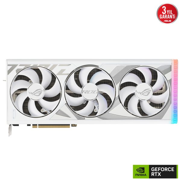 Asus Rog Strix Geforce Rtx 4080 Super Oc 16gb Gddr6x 256 Bit Dlss 3 Beyaz Ekran Karti 1
