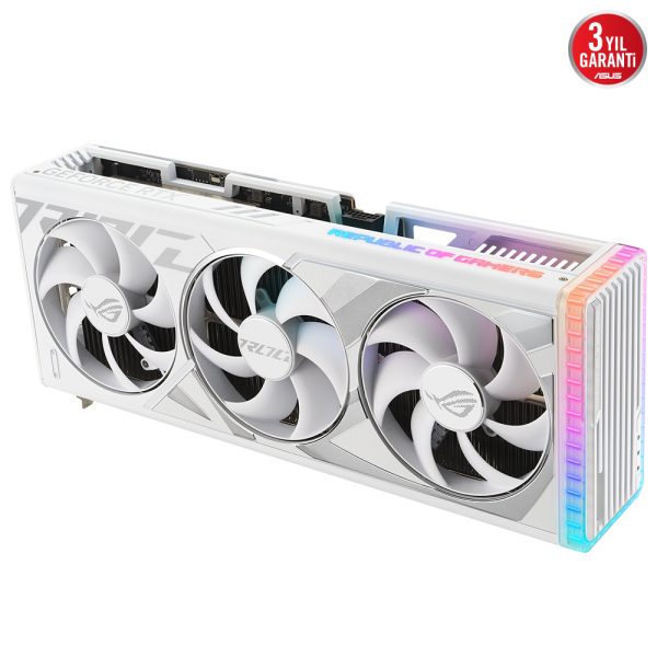 Asus Rog Strix Geforce Rtx 4080 Super Oc 16gb Gddr6x 256 Bit Dlss 3 Beyaz Ekran Karti 2