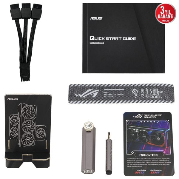 Asus Rog Strix Geforce Rtx 4080 Super Oc 16gb Gddr6x 256 Bit Dlss 3 Ekran Karti 12