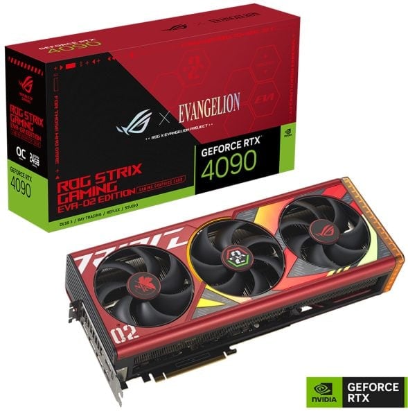 ROG Strix GeForce RTX™ 4090 24GB GDDR6X OC EVA-02 Edition ROG Strix GeForce RTX™ 4090 24GB GDDR6X OC EVA-02 Edition