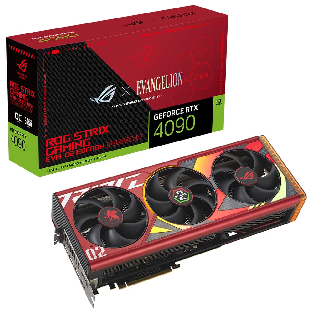Asus Rog Strix Geforce Rtx 4090 Oc Eva 02 Edition 24gb Gddr6x 384 Bit Dlss 3 Ekran Karti