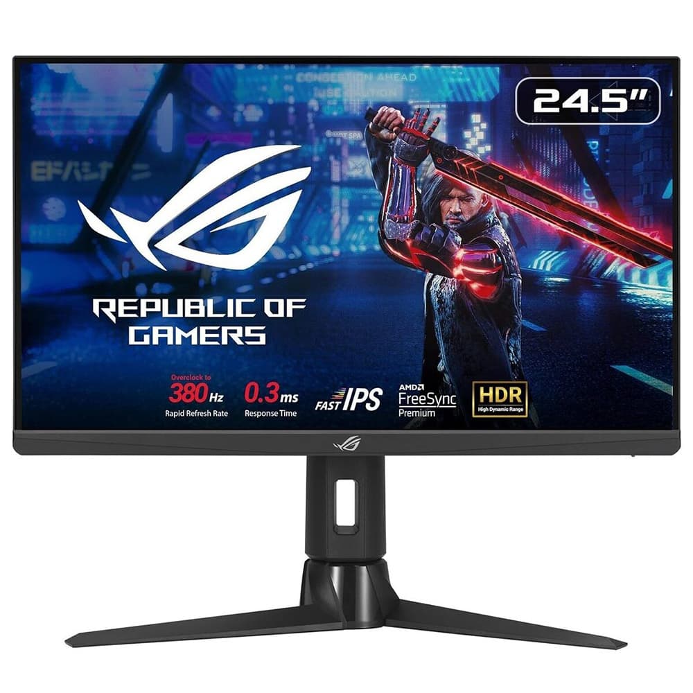 Asus Rog Strix Xg259qn 24 5 Inc 380 Hz 0 3ms Full Hd Freesync Premium Ips Esports Gaming Monitor Y