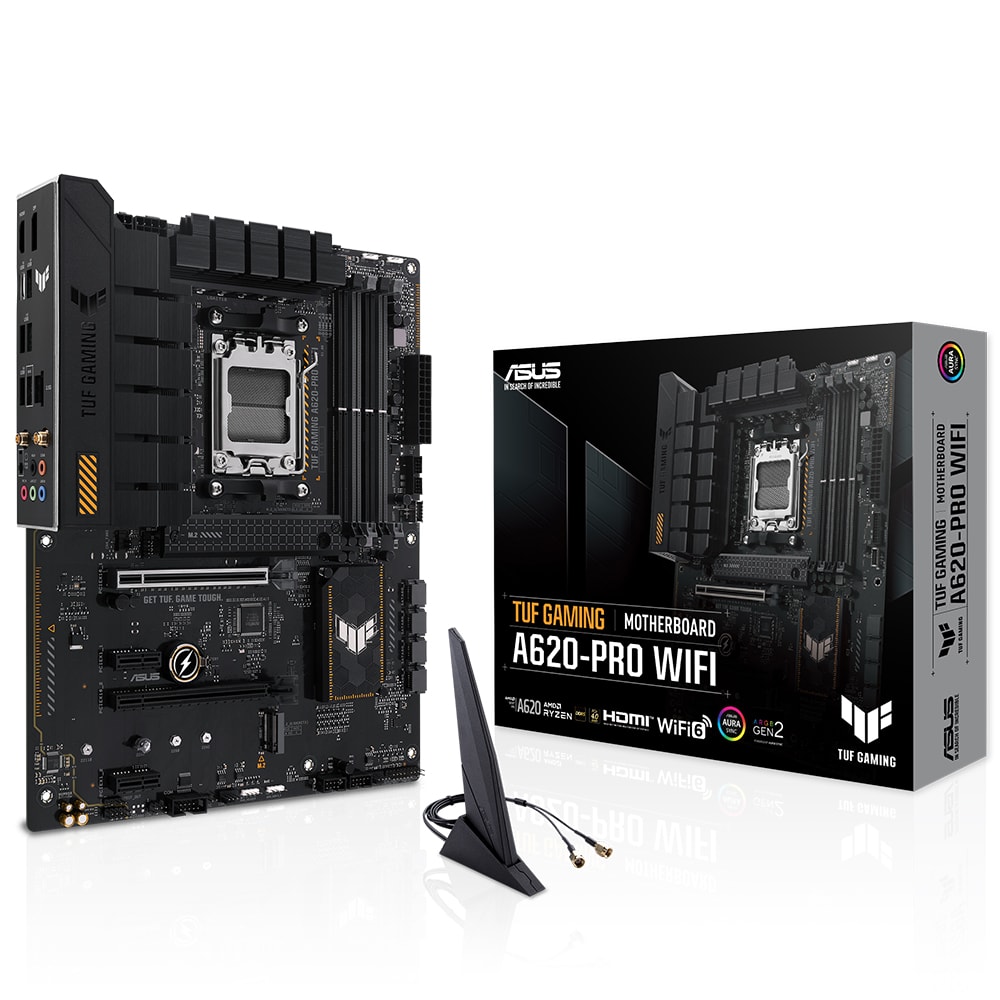 Asus Tuf Gaming A620 Pro Wifi 6400mhz Oc Ddr5 Soket Am5 M 2 Hdmi Dp Atx Anakart