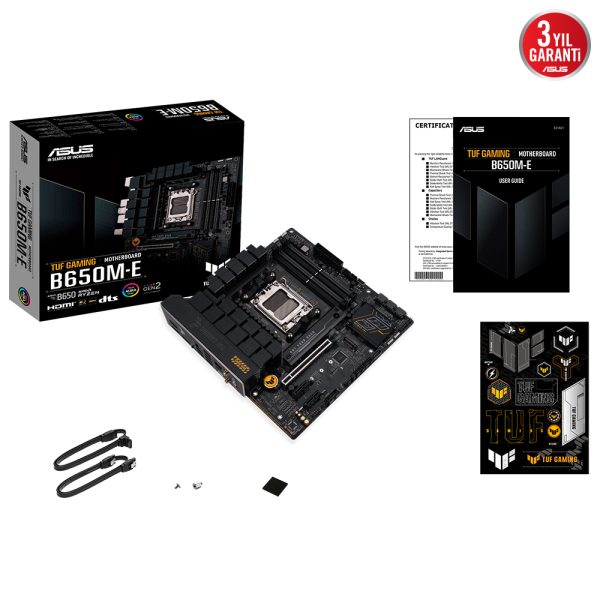 Asus Tuf Gaming B650m E 6400mhz Oc Ddr5 Soket Am5 M 2 Hdmi Dp Matx Anakart 9