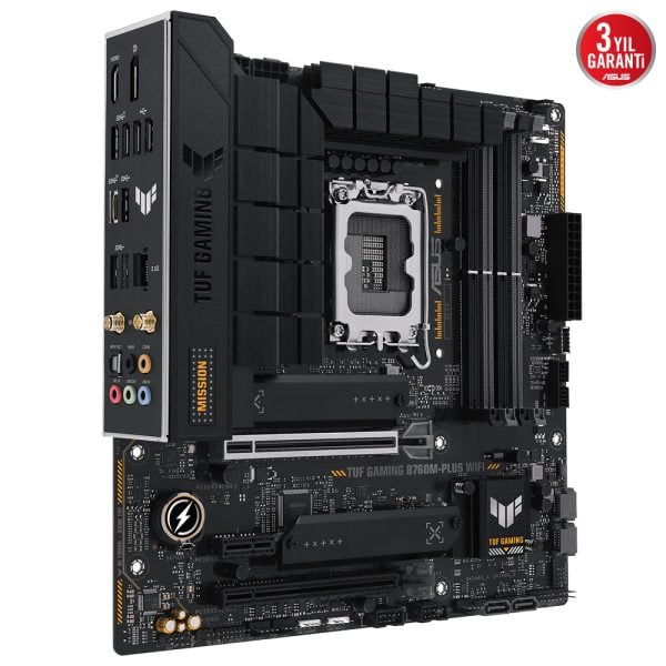 Asus Tuf Gaming B760m Plus Wifi 7200mhz Oc Ddr5 Soket 1700 M 2 Hdmi Dp Matx Anakart 3