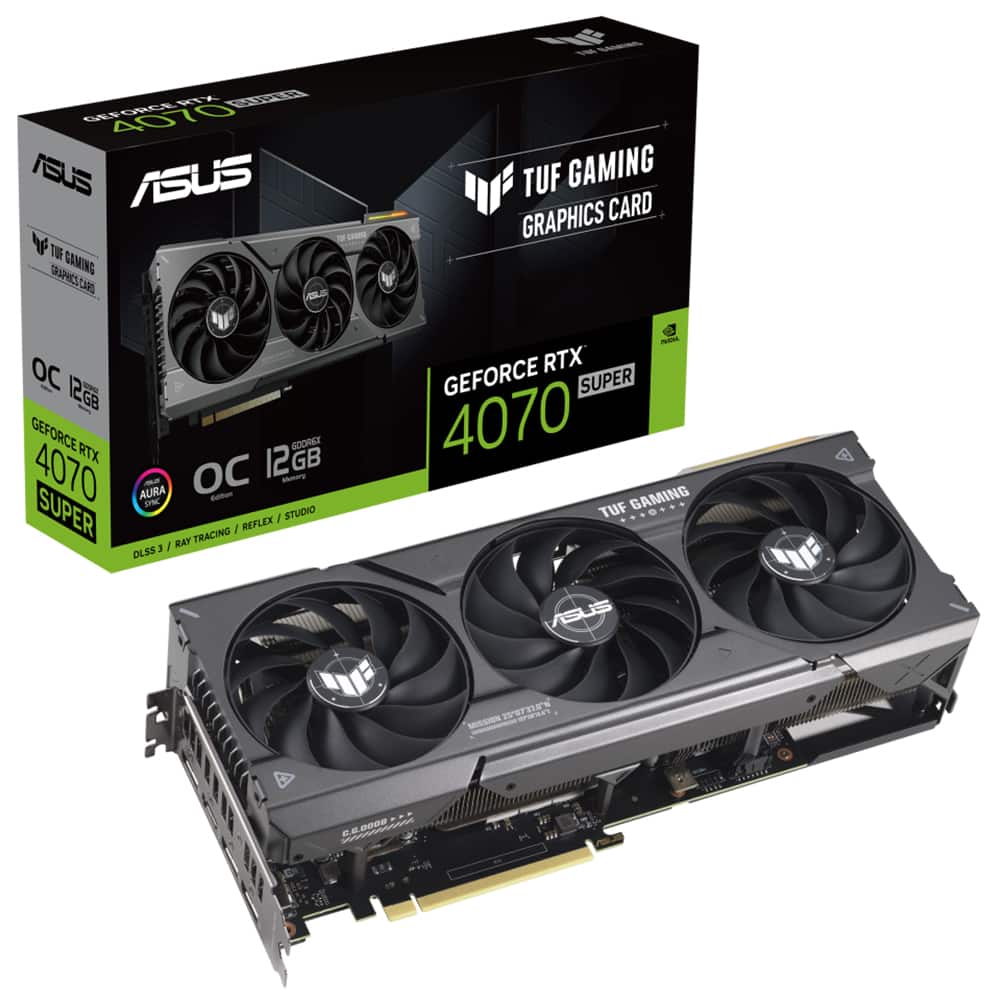 Asus Tuf Gaming Geforce Rtx 4070 Super Oc 12gb Gddr6x 192 Bit Dlss 3 Ekran Karti