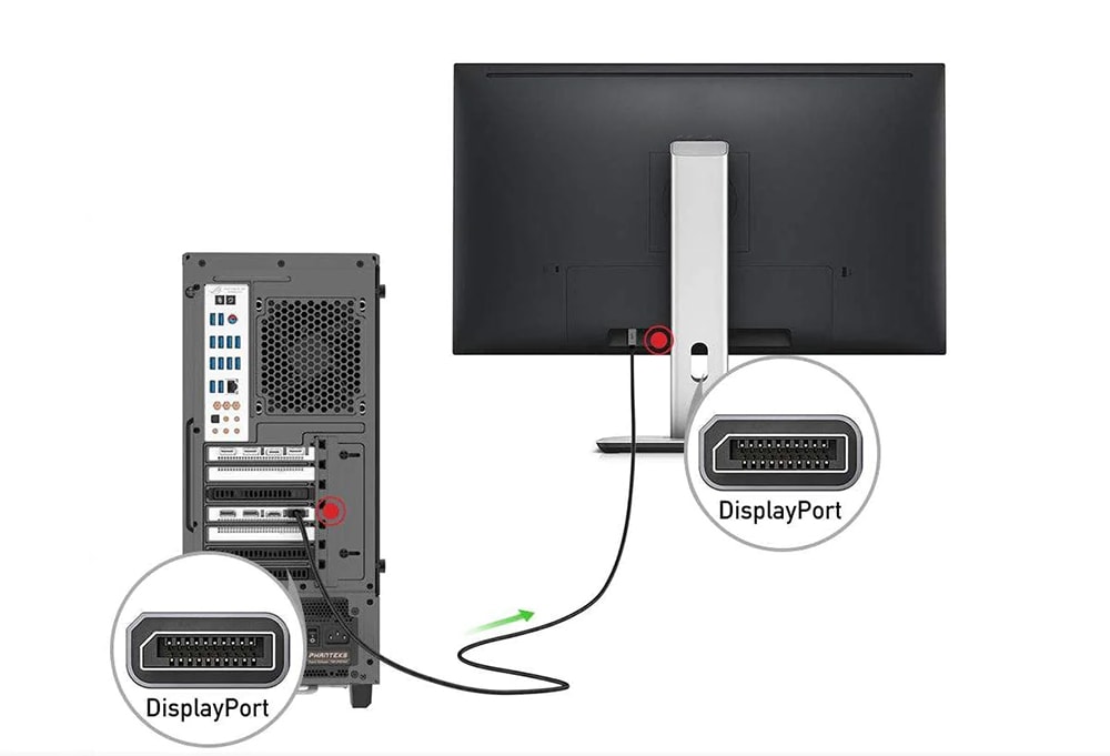 Beek Bc Dsp Dp Mm 02 2 Metre 4k Displayport Kablo H