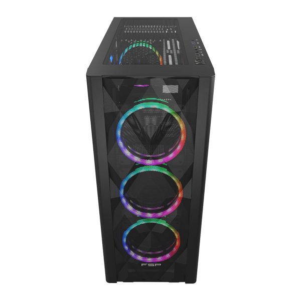Fsp Cmt595al Rgb Siyah Mid Tower Hydro K Pro Hd2 850 850w 80 Bronze Gaming Kasa 1