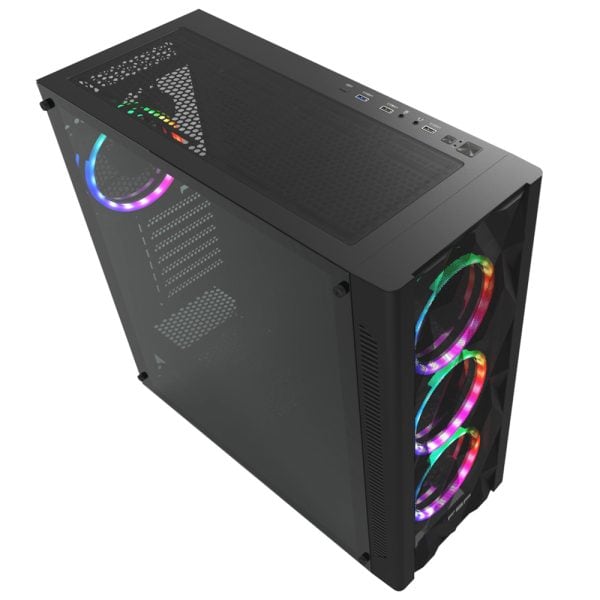Fsp Cmt595al Rgb Siyah Mid Tower Hydro K Pro Hd2 850 850w 80 Bronze Gaming Kasa 3