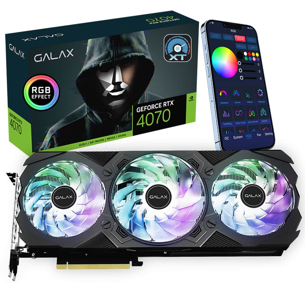Galax Ex Gamer 1 Click Oc Geforce Rtx 4070 12gb Gddr6x 192 Bit Dlss 3 Ekran Karti 47nom7md7jeg 8