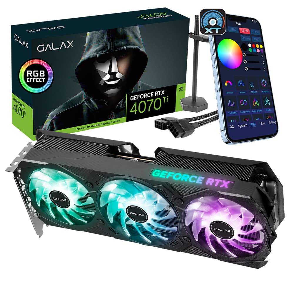 Galax Ex Gamer 1 Click Oc V2 Geforce Rtx 4070 Ti 12gb Gddr6x 192 Bit Dlss 3 Ekran Karti 11