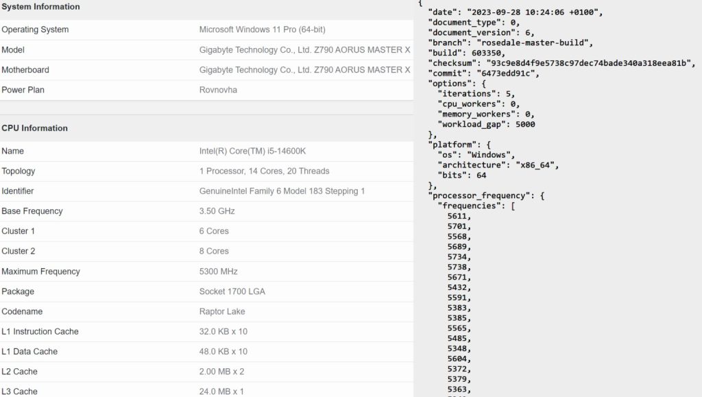 Intel Core I5 14600k Geekbench Testleri Sizdirildi 20231002 2
