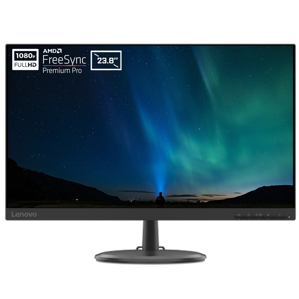 Lenovo C24 20 62a8kat1tk 23 8 Inc 75hz Full Hd Freesync Va Monitor Y