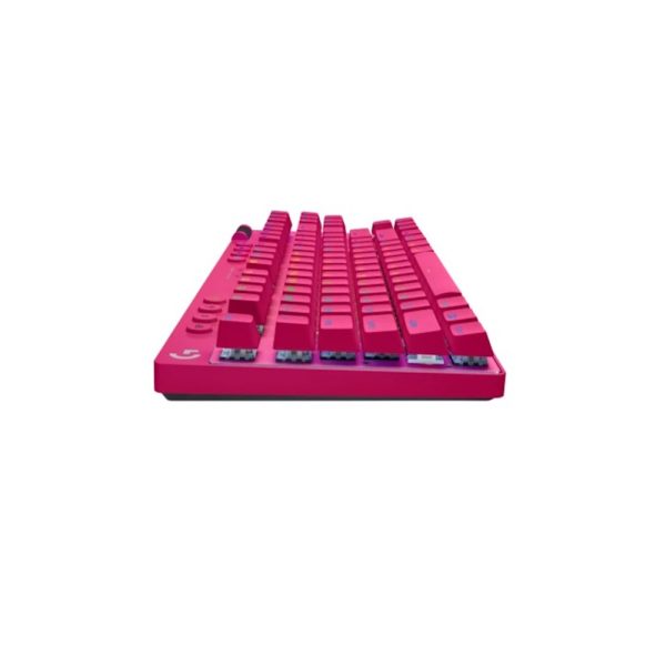 Logitech G Pro X Tkl Lightspeed Kablosuz Rgb Ingilizce Tactile Oyuncu Klavyesi Magenta 920 012159 2