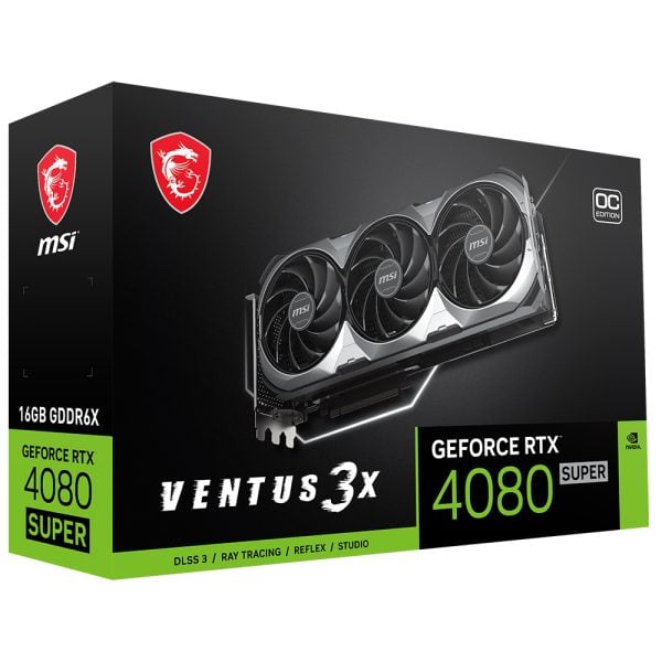 Msi Geforce Rtx 4080 Super Ventus 3x Oc 16gb Gddr6x 256 Bit Dlss 3 Ekran Karti 8