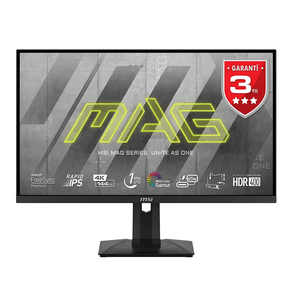 Msi Mag 274upf 27 Inc 144hz 1ms Uhd 4k Adaptive Sync Ips Gaming Monitor Yh1