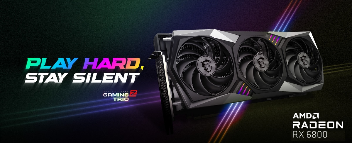 MSI Radeon RX 6800 Gaming Z Trio 16G Ekran Kartı a1