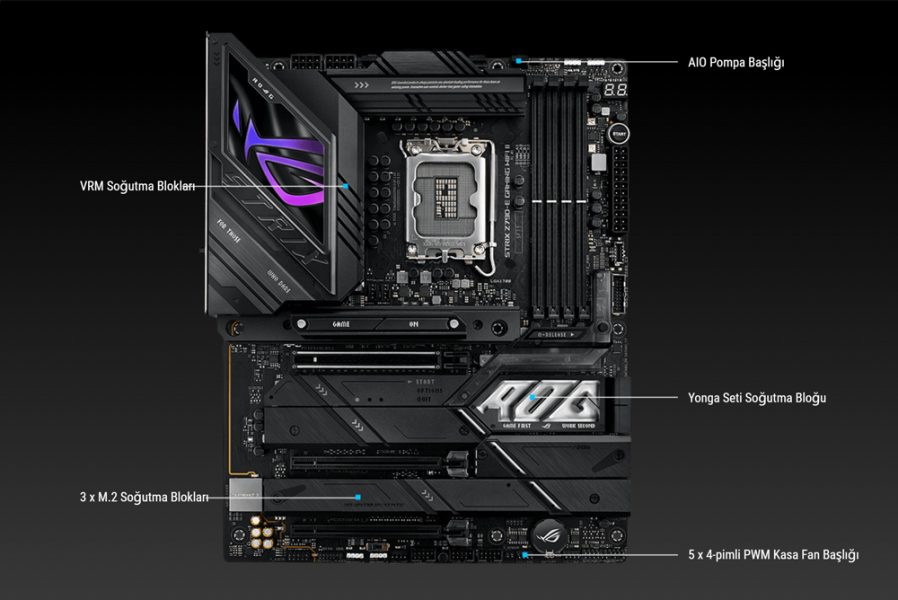 ROG STRIX Z790-E GAMING WIFI II ASUS ROG STRIX Z790-E GAMING WiFi II Anakart a11