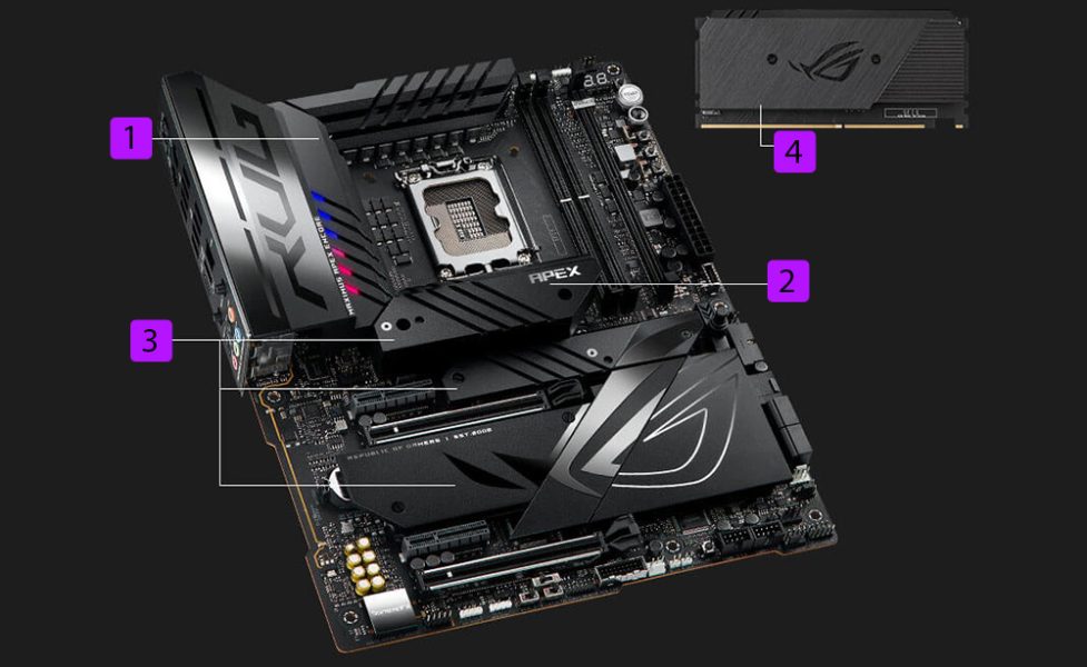 ROG MAXIMUS Z790 APEX ENCORE ASUS ROG MAXIMUS Z790 APEX ENCORE Anakart a11