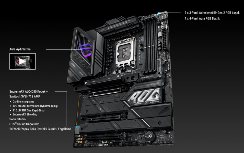 ROG STRIX Z790-E GAMING WIFI II ASUS ROG STRIX Z790-E GAMING WiFi II Anakart a12