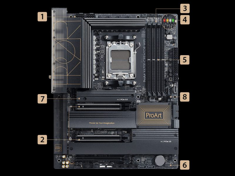 ProArt X670E-CREATOR WIFI ASUS ProArt X670E-CREATOR WiFi Anakart a15