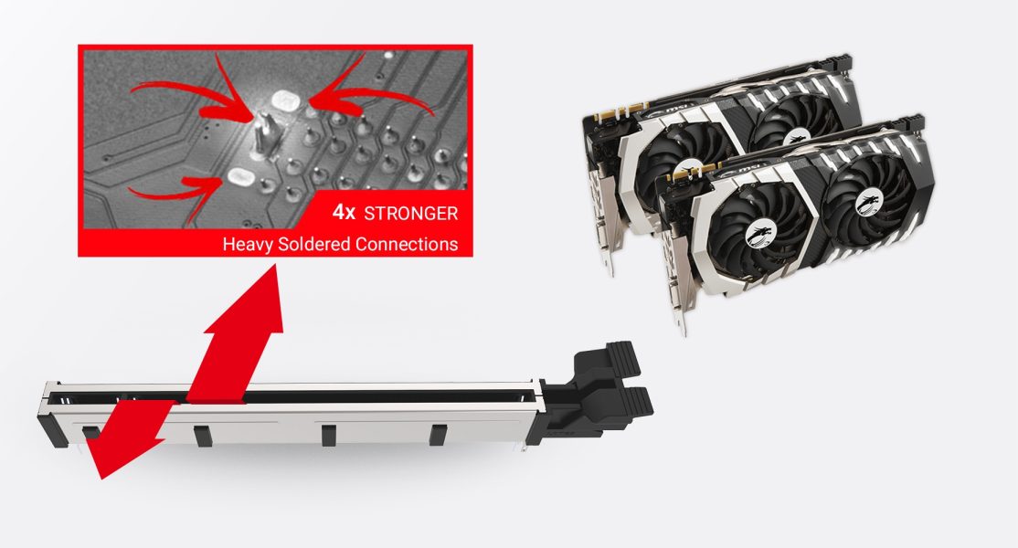 MSI MPG Z490 GAMING PLUS MULTIPLE GPU SUPPORTS AND STEEL ARMOR