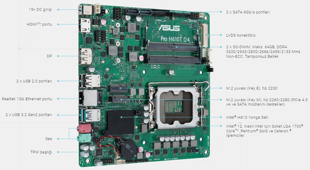 Pro H610T D4-CSM Pro H610T D4-CSM