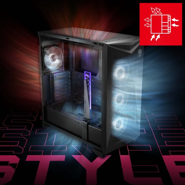 MSI GUNGNIR 300R ARGB Airflow Kasa a2