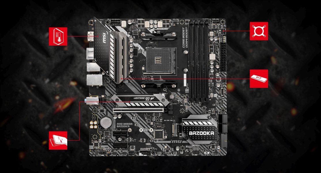 MSI MAG B550M BAZOOKA THERMAL overview