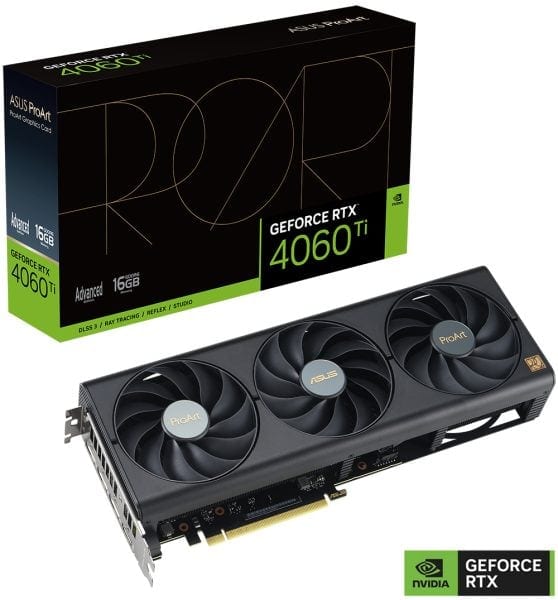 ProArt GeForce RTX™ 4060 Ti Advanced edition 16GB GDDR6 ProArt GeForce RTX™ 4060 Ti Advanced edition 16GB GDDR6