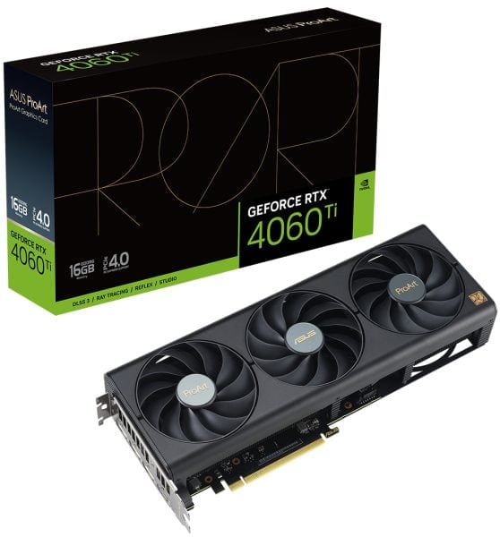 ProArt GeForce RTX™ 4060 Ti 16GB GDDR6 ProArt GeForce RTX™ 4060 Ti 16GB GDDR6