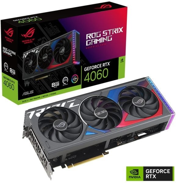 ROG Strix GeForce RTX™ 4060 8GB GDDR6 ROG Strix GeForce RTX™ 4060 8GB GDDR6