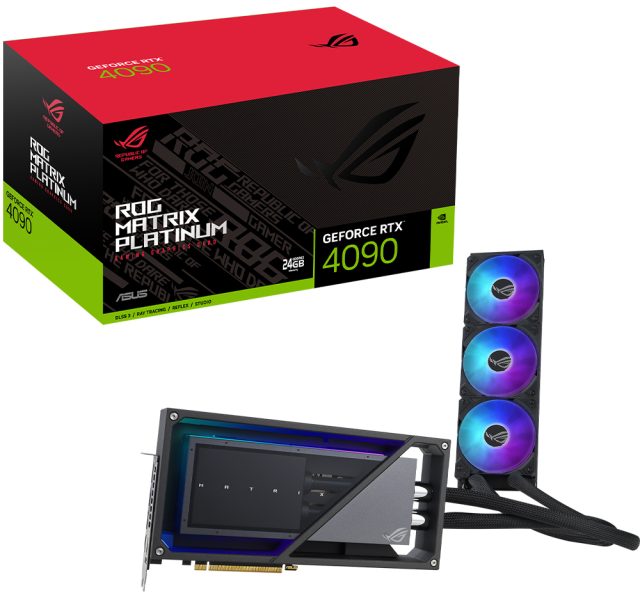 ROG Matrix Platinum GeForce RTX™ 4090 24GB GDDR6X ROG Matrix Platinum GeForce RTX™ 4090 24GB GDDR6X