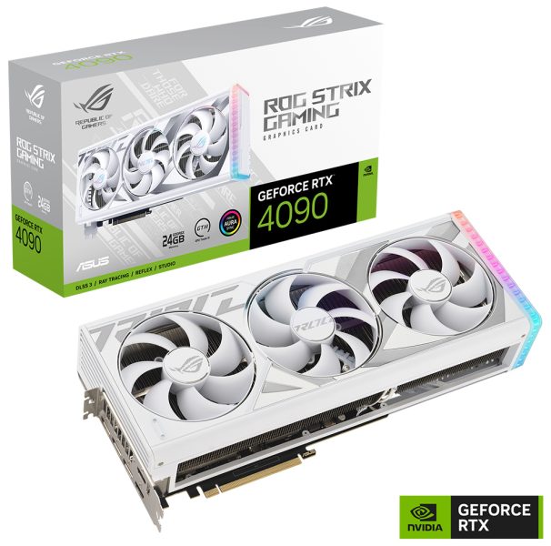 ROG Strix GeForce RTX™ 4090 24GB GDDR6X White Edition ROG Strix GeForce RTX™ 4090 24GB GDDR6X White Edition