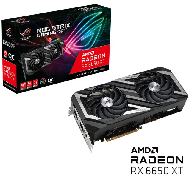 ROG Strix Radeon™ RX 6650 XT OC Edition 8GB GDDR6 ROG Strix Radeon™ RX 6650 XT OC Edition 8GB GDDR6