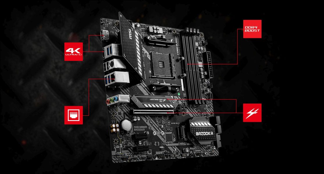 MSI MAG B550M BAZOOKA LIGHTNING overview
