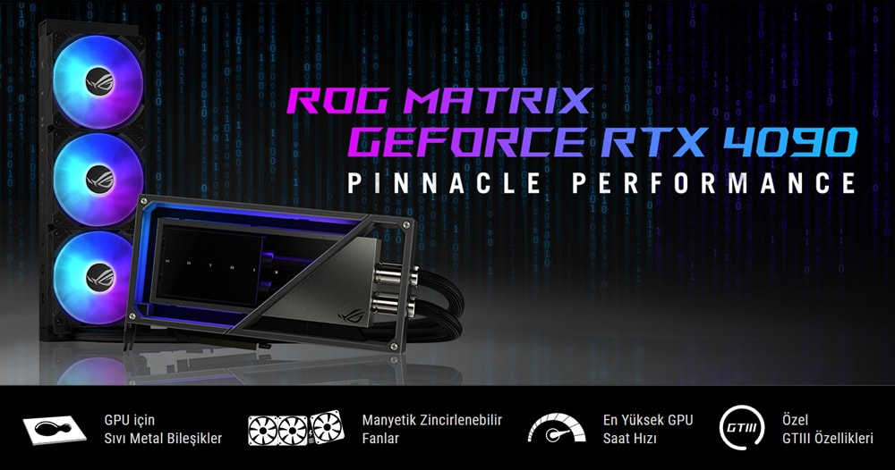 ROG Matrix Platinum GeForce RTX™ 4090 24GB GDDR6X ROG Matrix Platinum GeForce RTX™ 4090 24GB GDDR6X
